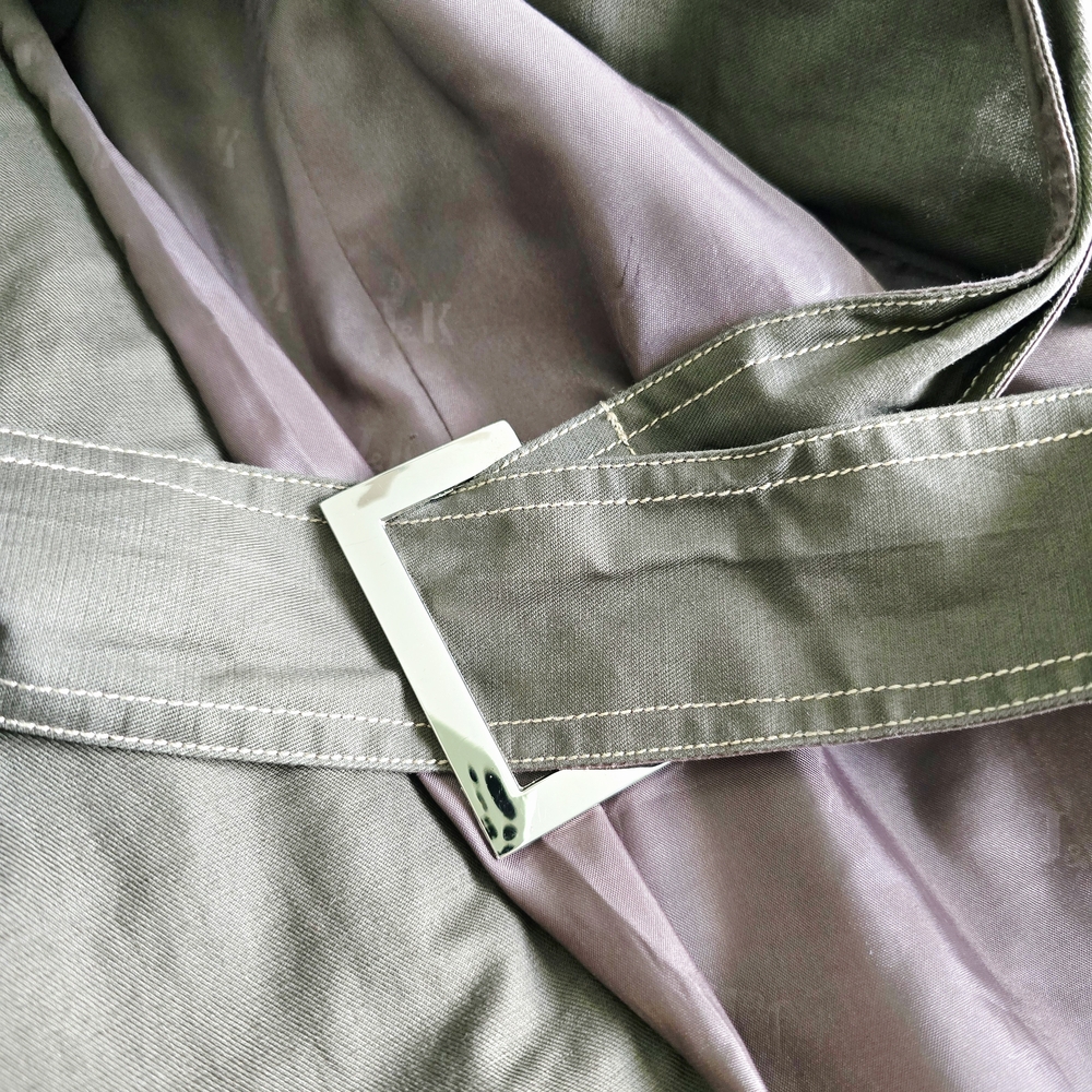 J & K Jeeker Women's Belted Trench Coat Size M - Picture 9 of 14